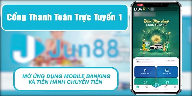 Thanh toán trực tuyến vào tài khoản